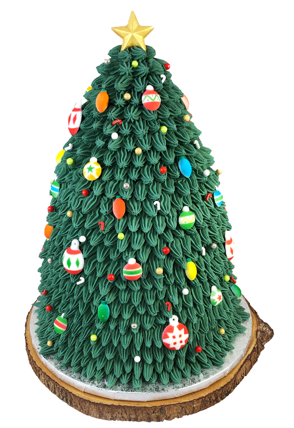 How to Make a Christmas Tree Cake Tutorial