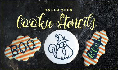 Halloween Cookie Stencils 