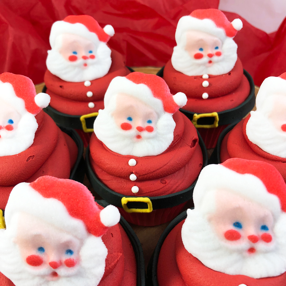 Santa Cupcakes